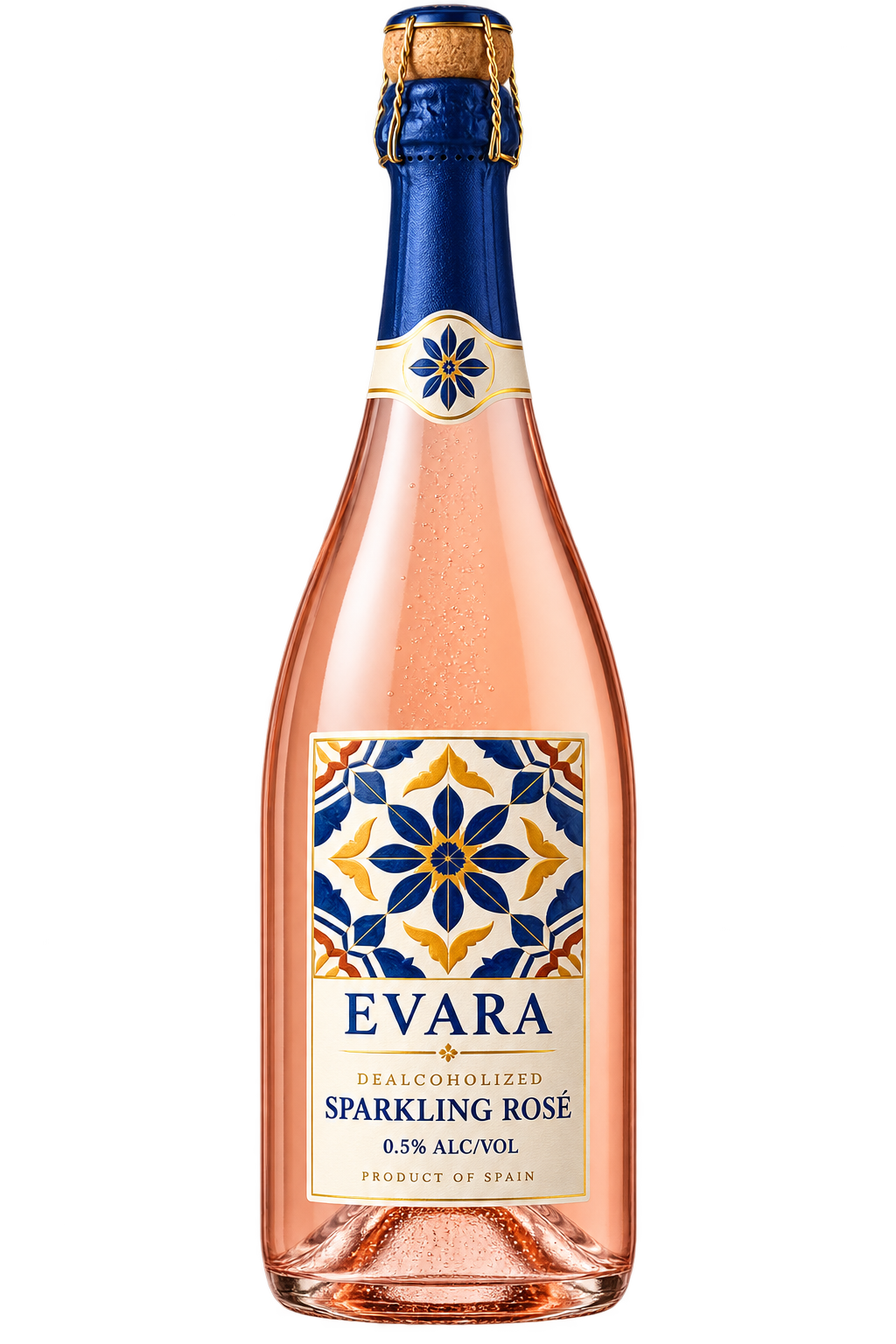 spanish sparkling rose EVARA Rosé
